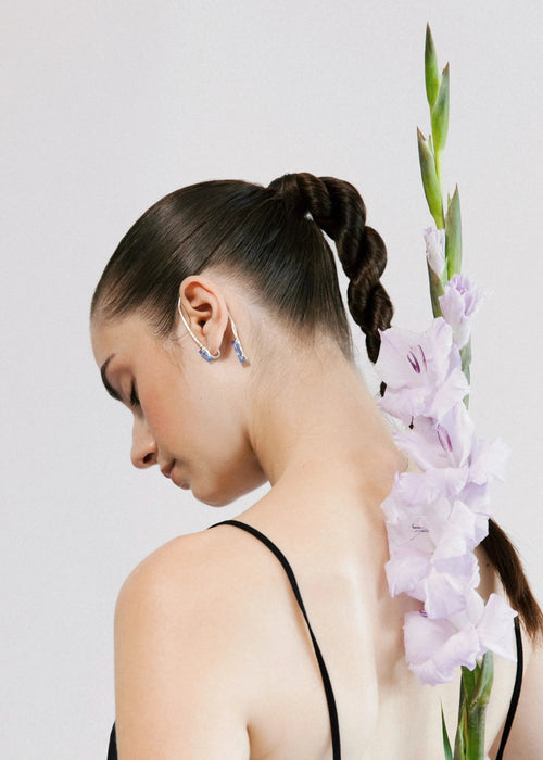 Bijou d’Oreille Cascade Azur Flow