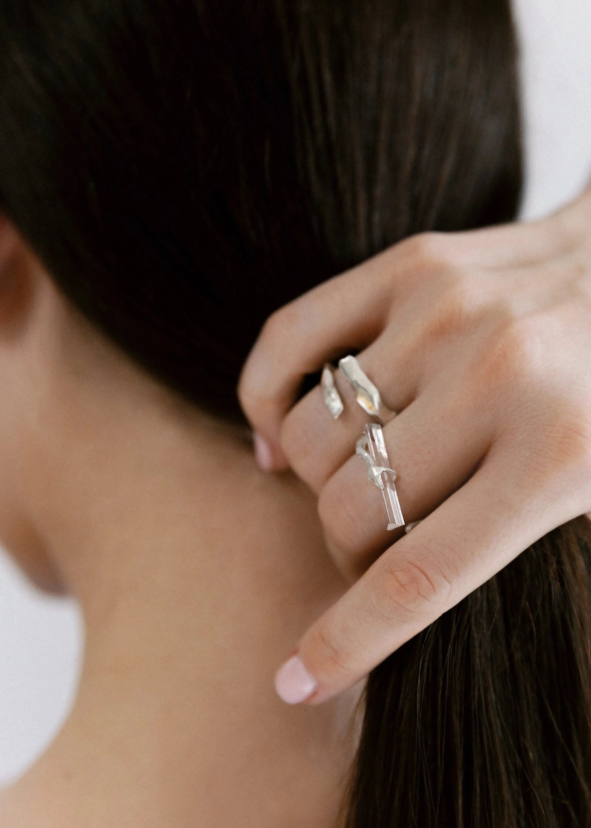Bague Cristal Lumière Flow