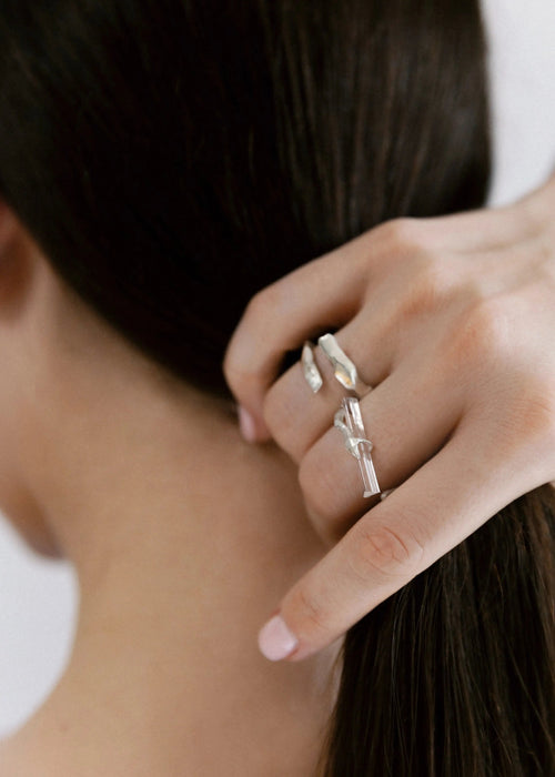 Bague Cristal Lumière Flow