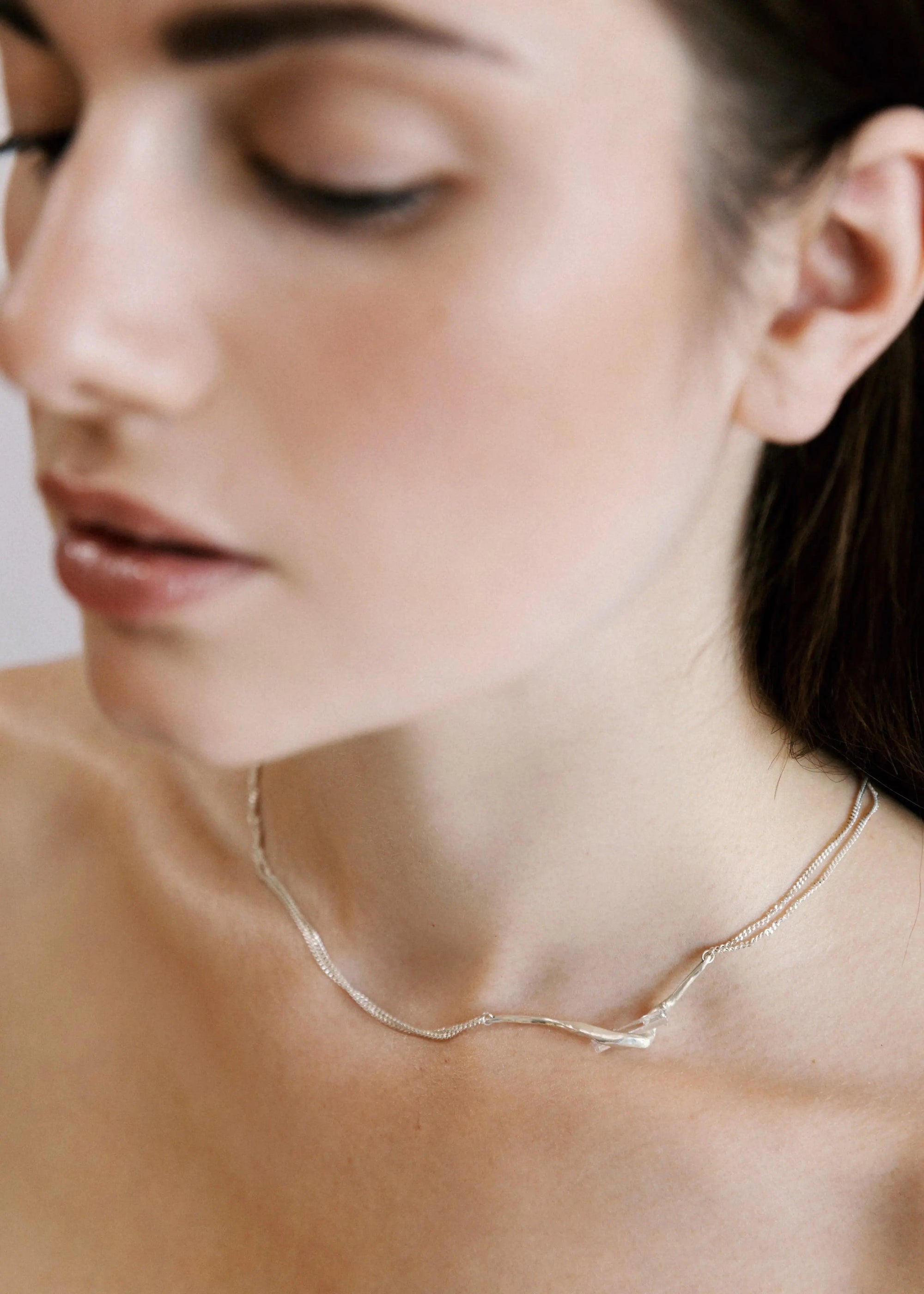 Collier Onde de Verre Flow