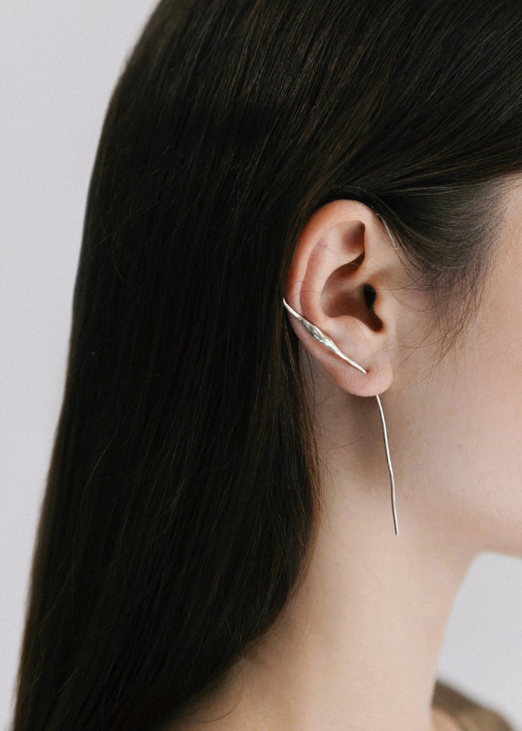 Boucles d’Oreilles Fil d’Argent Flow